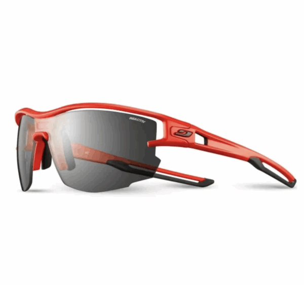 Lunettes Julbo Aero - Rouge / Reactiv Performance 1‑3